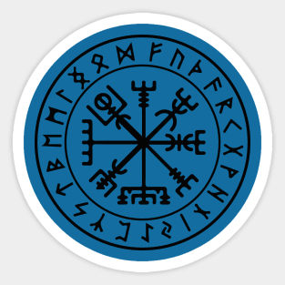 Viking compass symbol Sticker